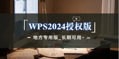 WPS2024正版授权_地方专用版，长期可用~-网赚库-一个很随意的人